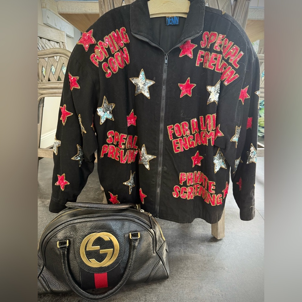 Gorgeous sequined jacket unisex , women’s large